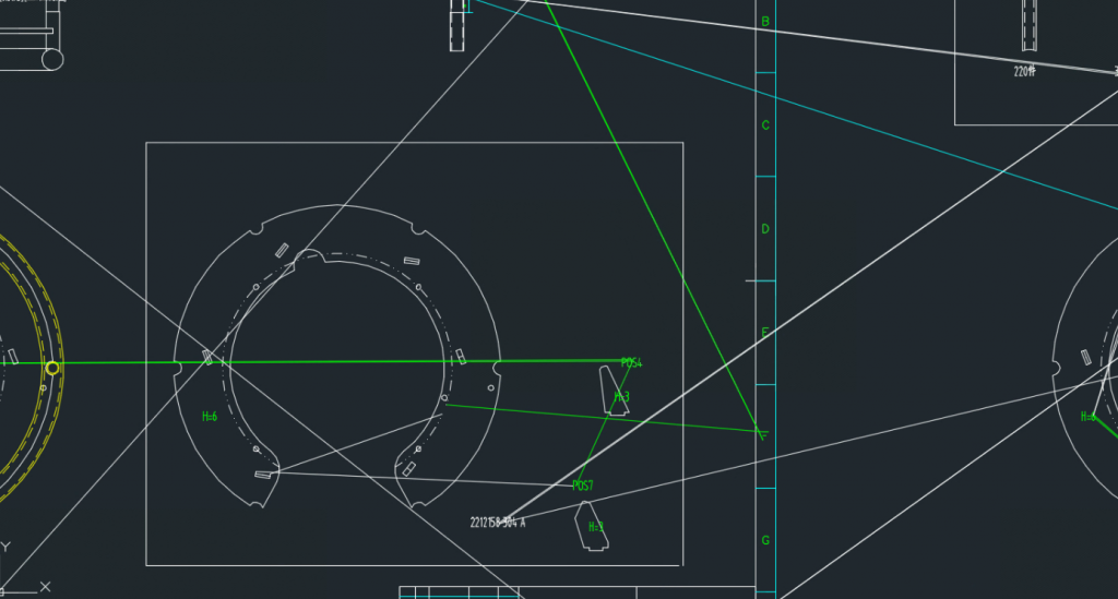 AutoCADͼֽʾֱܶߵĽ